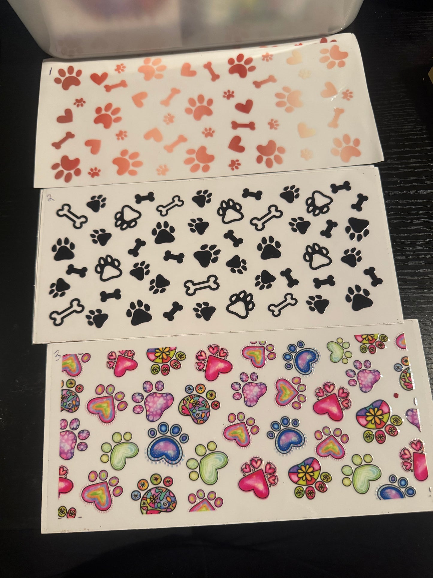 ๐พ Paw Print Wraps for Tumblers ๐พ