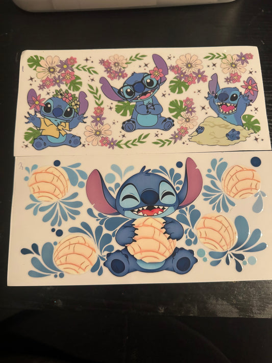 🌺 Lilo & Stitch Wraps for Tumblers 💙🐾