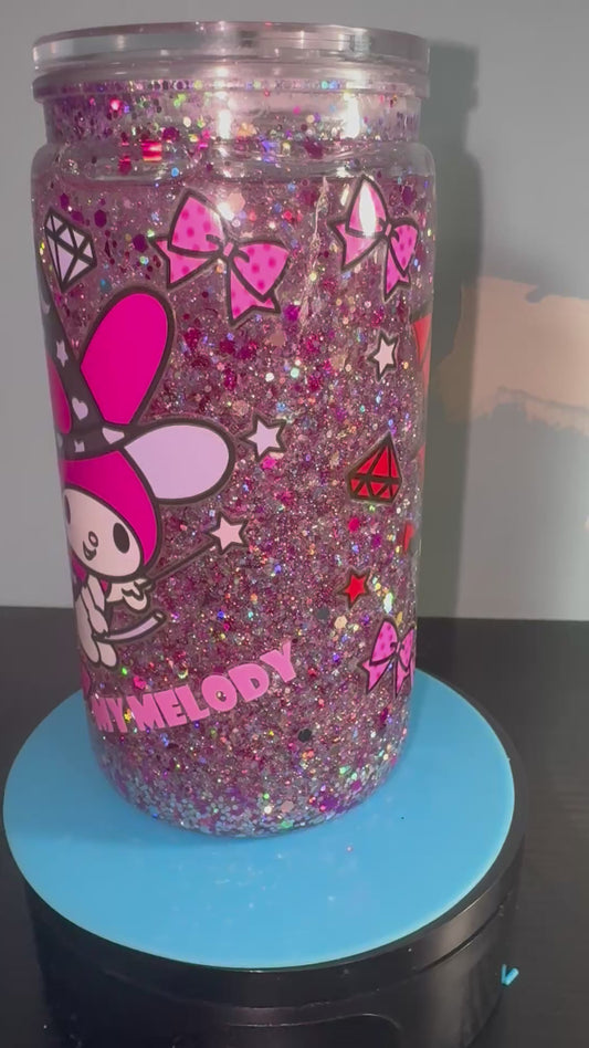 🎀 16oz Hello Kitty Snow Globe Tumbler 💖